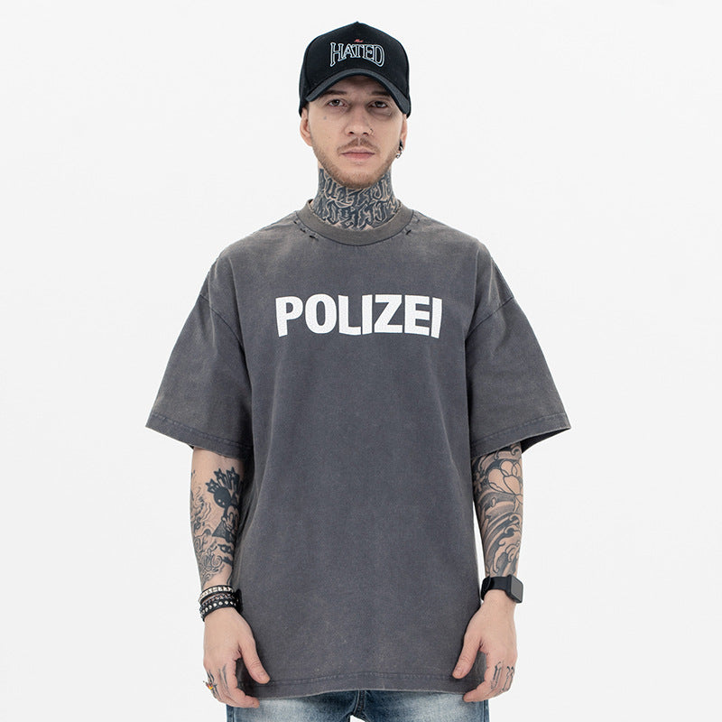 FORGIVNESS  American Retro Vintage Destruction Kanye Tee