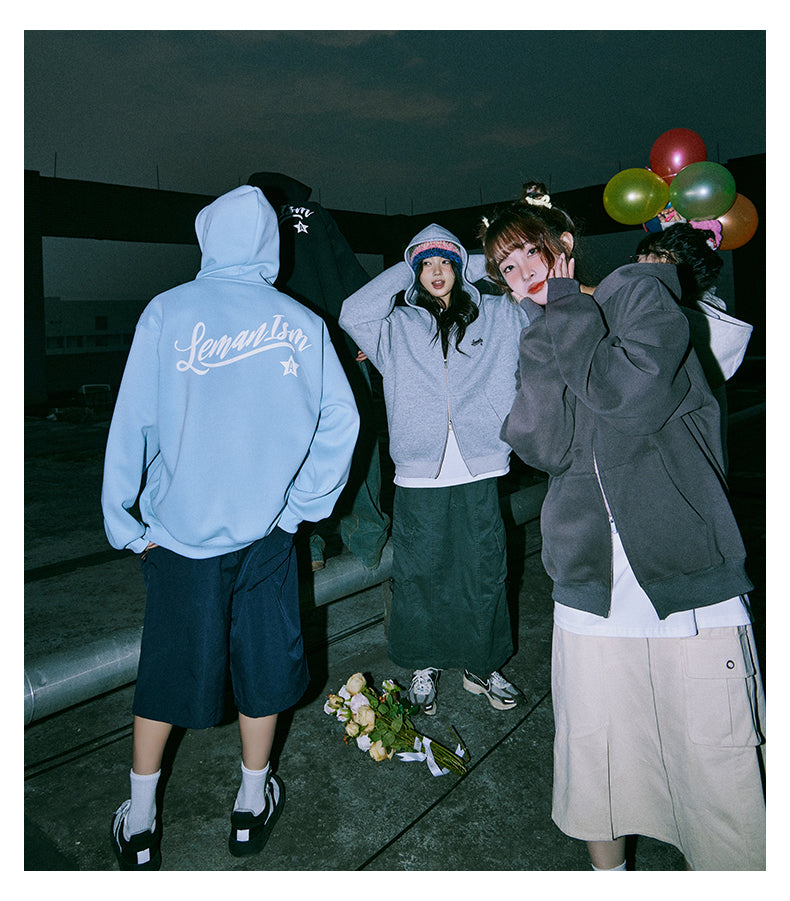 Lemanism 420g 2 Sided Zipper Hoodie Jacket