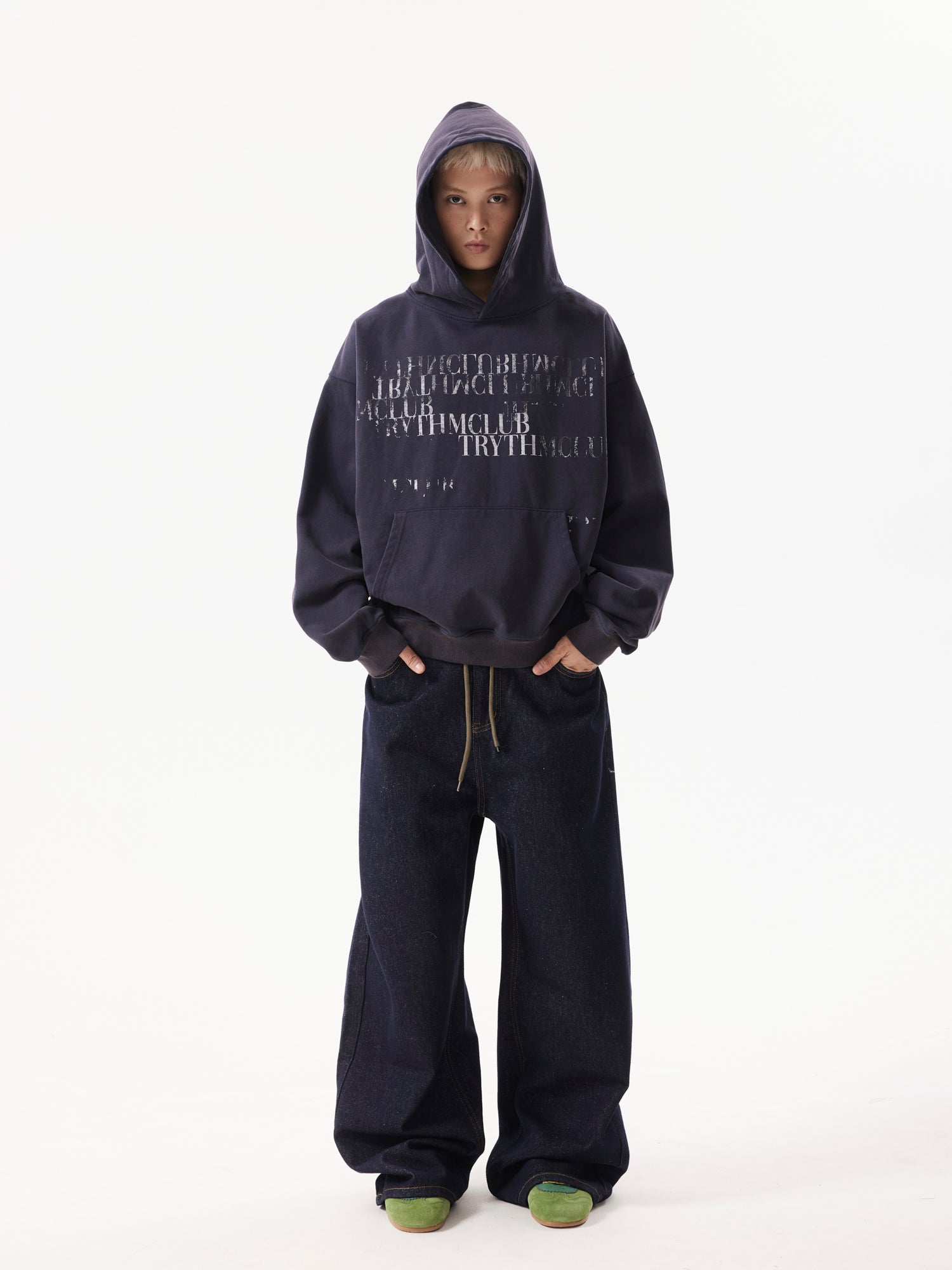 BTSG Faded Slogan Hoodie