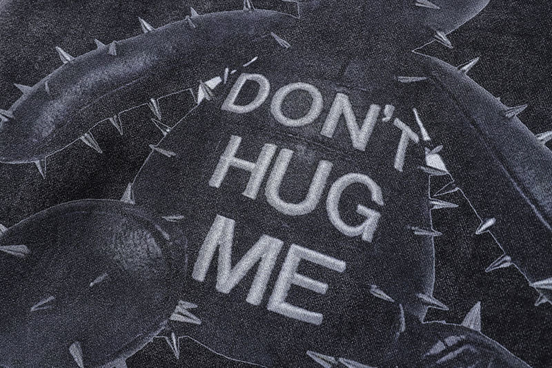 TKPA DONT HUG ME Washed 100% Cotton Hoodie