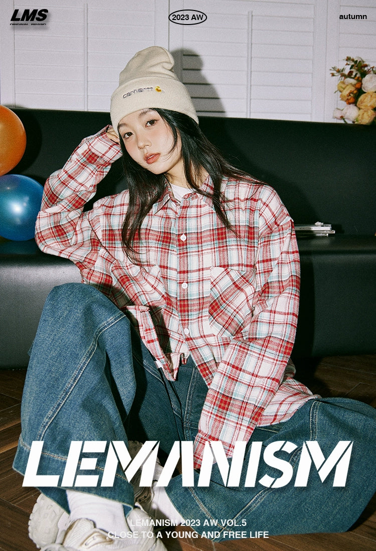 lemanism Vintage Plaid Shirt