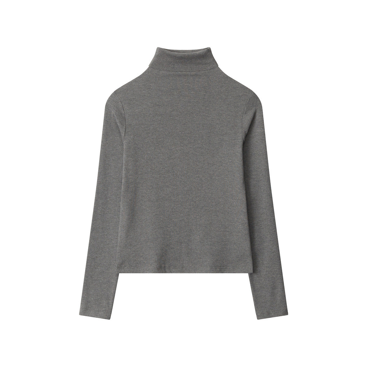 Nariele Long-sleeved Top Turtle-neck Basic Wear Knitted Slim Sweater