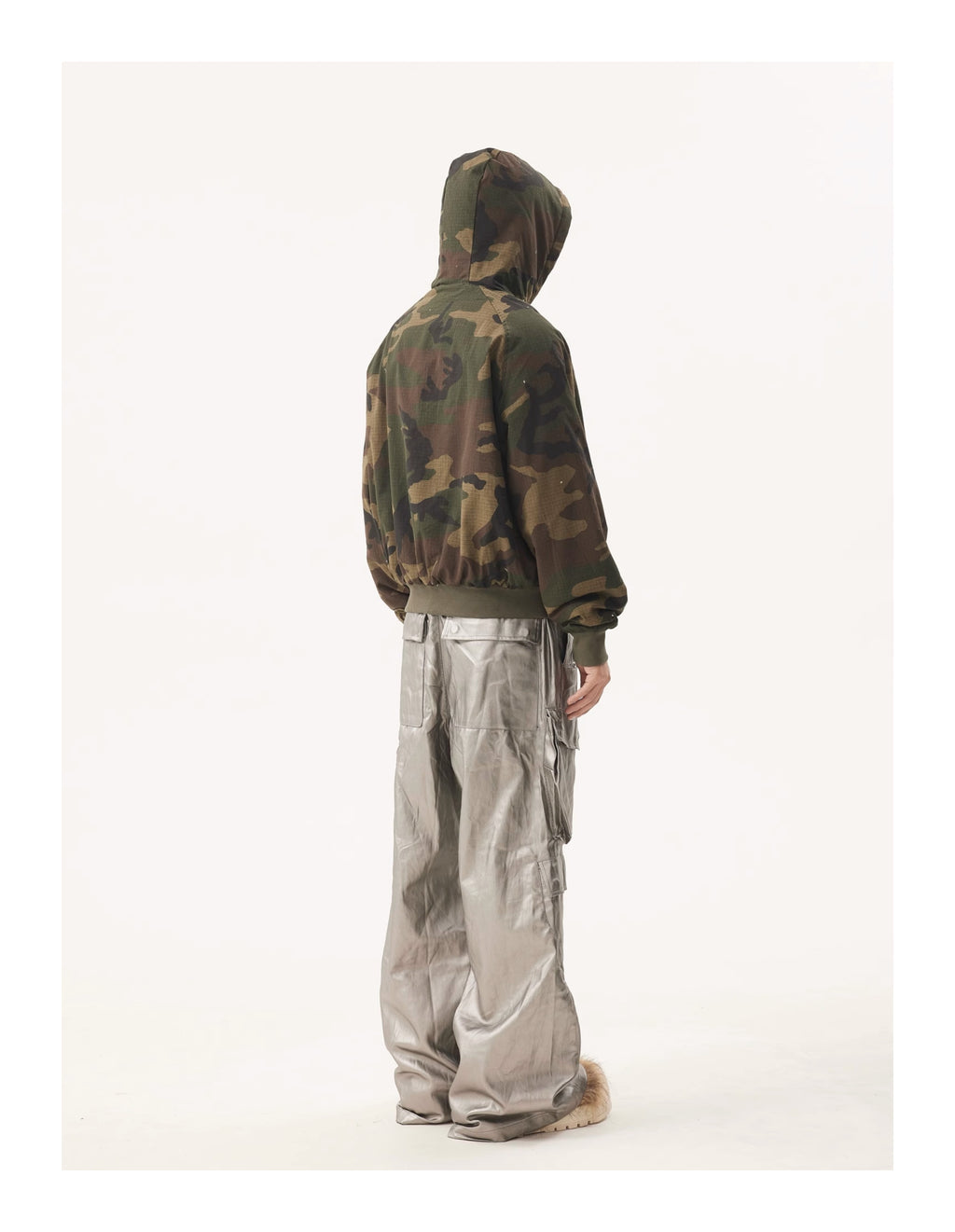 BTSG Wasteland Tactical Camouflage thick imitation rabbit Jacket