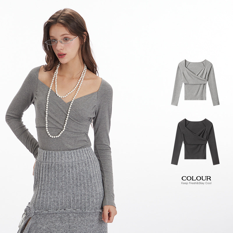 Nariele slim Fits long sleeve Crop top new design Top