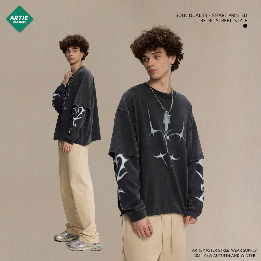ARTIE Double Layer HASHI Long Sleeve Tee