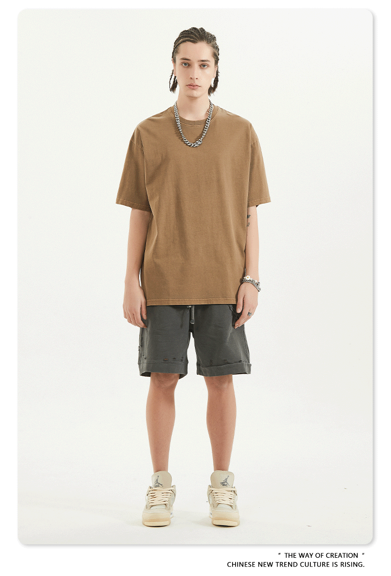 BE Loose Distressed 200G Tee