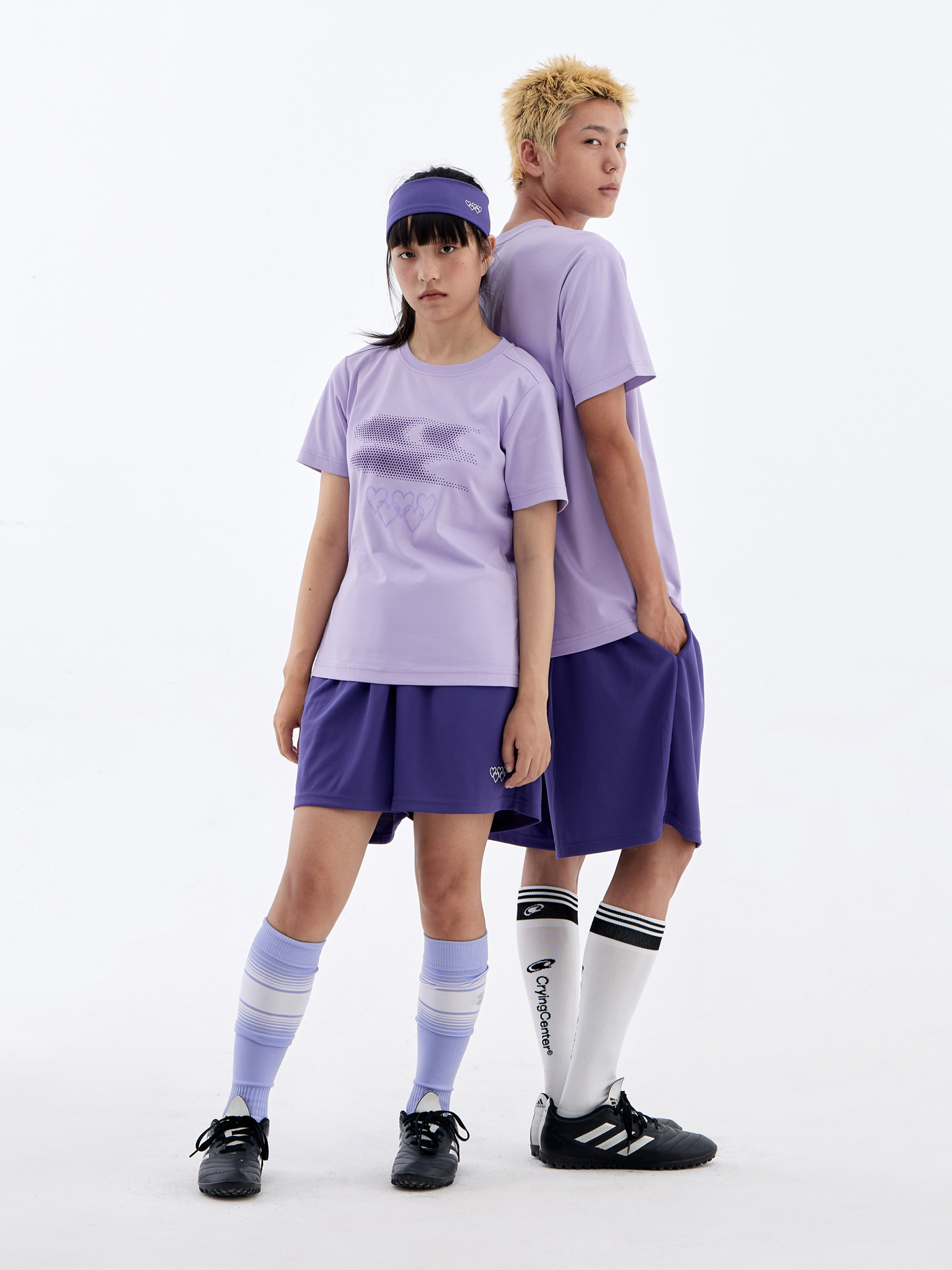 CryingCenter Paris Olympics Purple Liquid Ammonia Breathable Running Tee