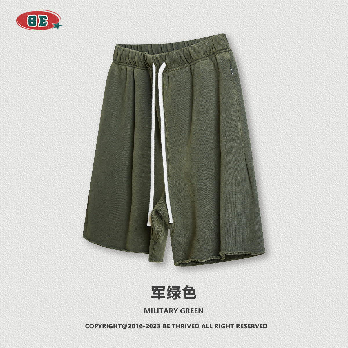 BE Rolled 385G 100% Cotton Shorts