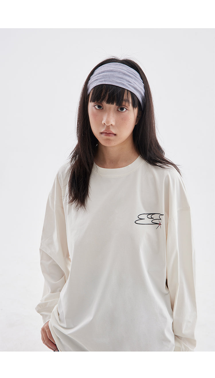 CryingCenter quick-drying jelly logo long tee
