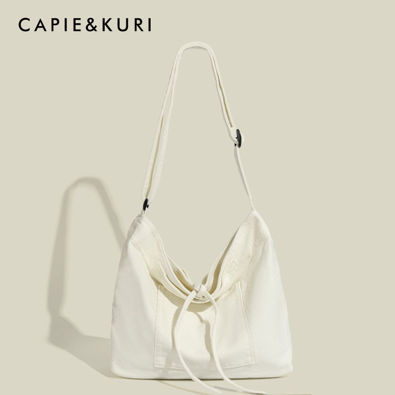 CAPIE & KURI Japanese University Canvas Bag