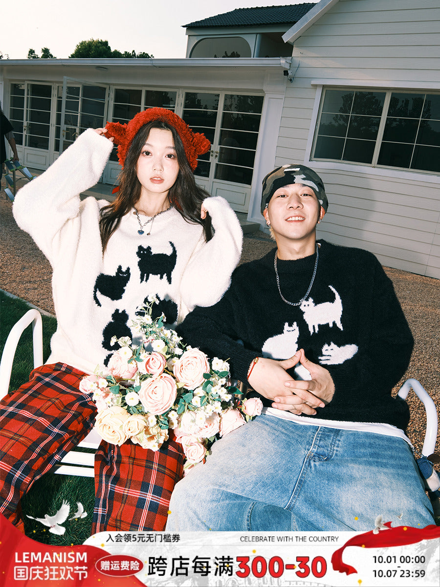 Lemanism Cat Mohair Sweater