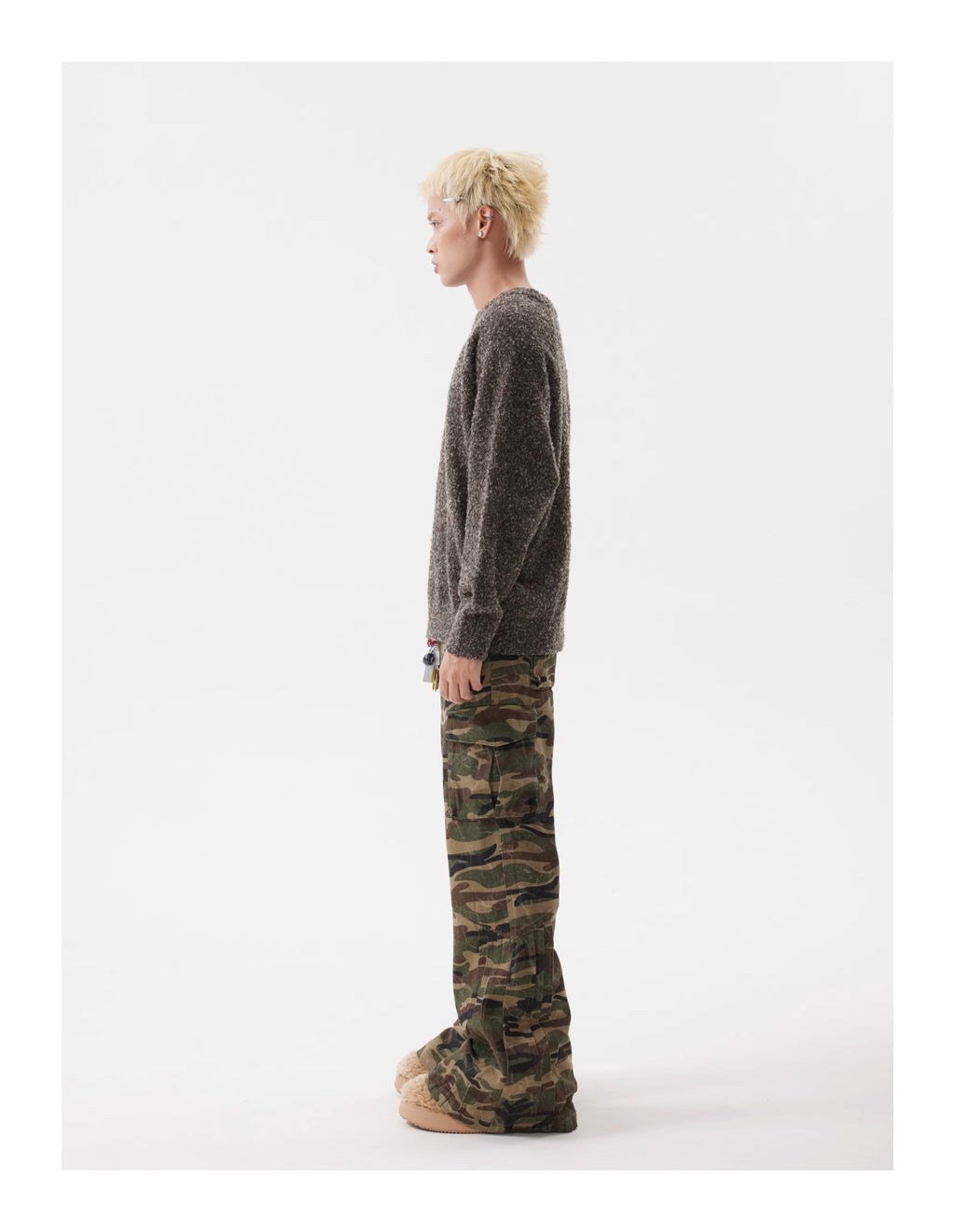 BTSG Lazy Raglan Neck Knit Sweater