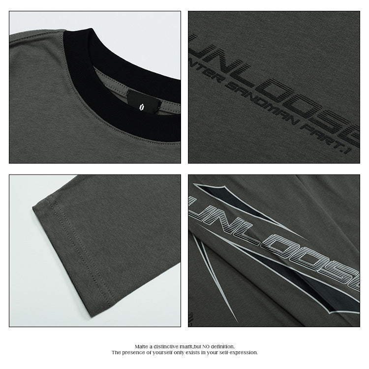 OVDY 230g Streetwear Round Neck Drop Shoulder Edition Long Sleeve sweatshirt