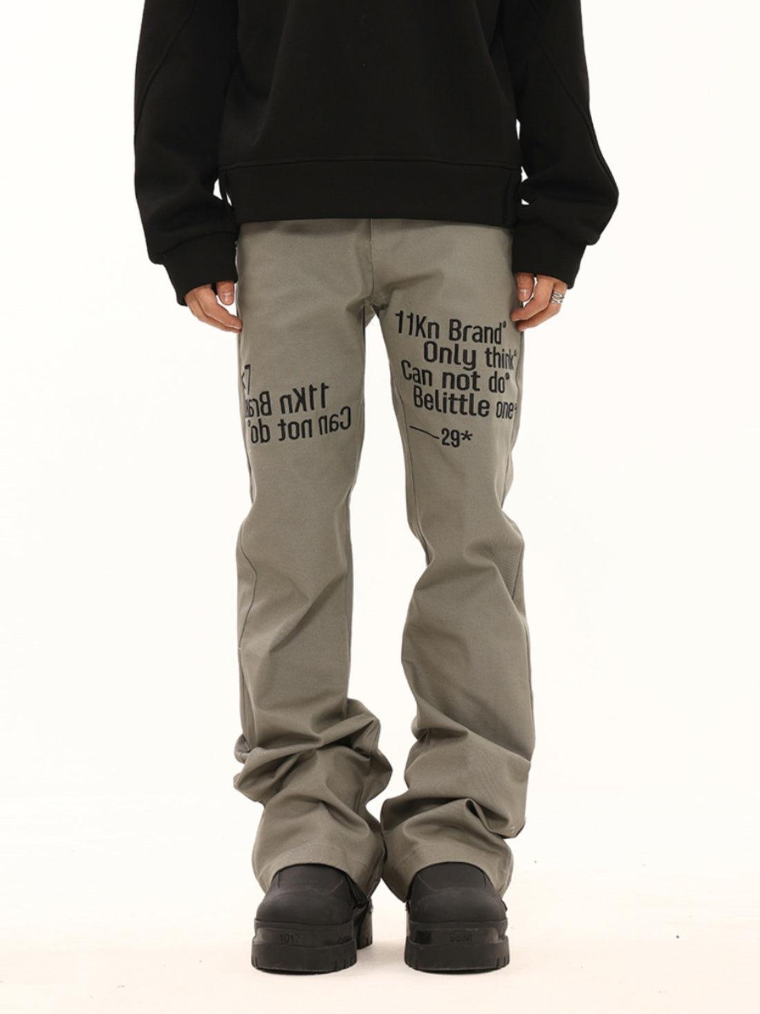 BTSG American Retro Slogan Embroidery Track Pants