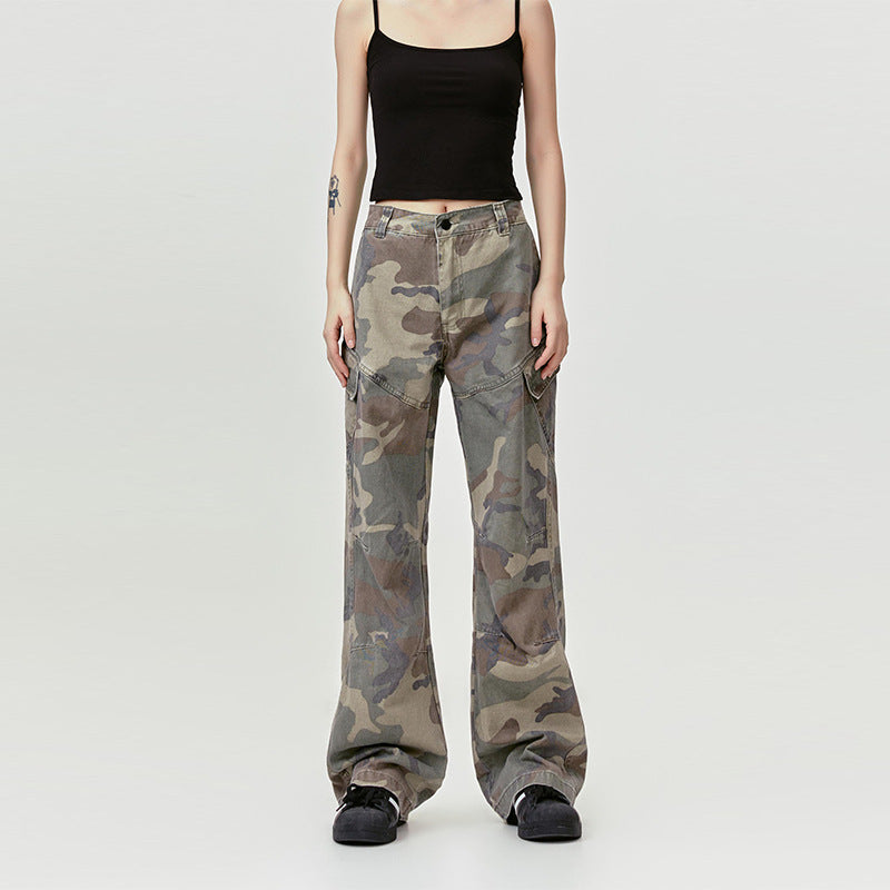 MADEEXTREME Maple Leaf Loose Cargo Pants