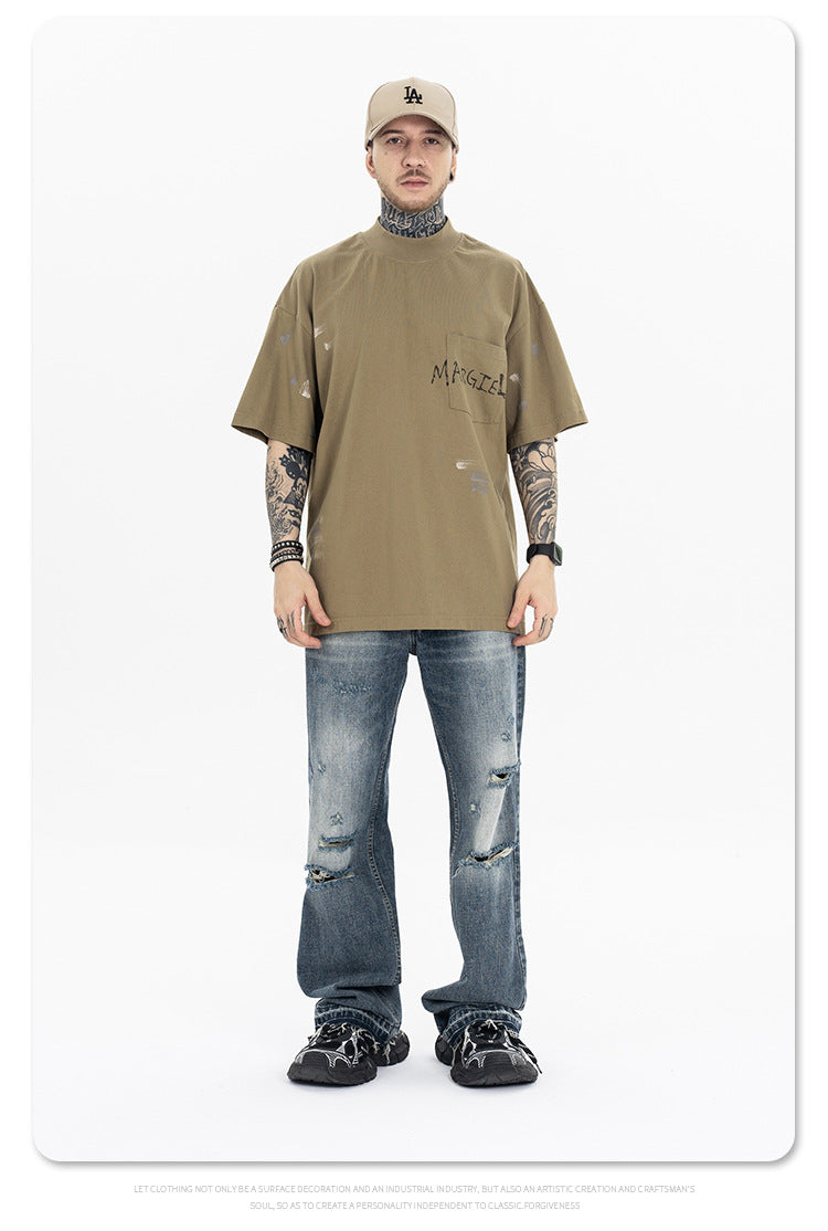 FORGIVNESS  Destruction Of Square Stitching Short Sleeve Tee