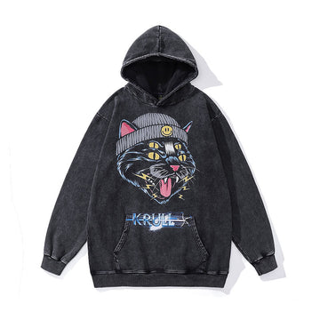 TKPA COOL CAT Washed 100% Cotton Hoodie