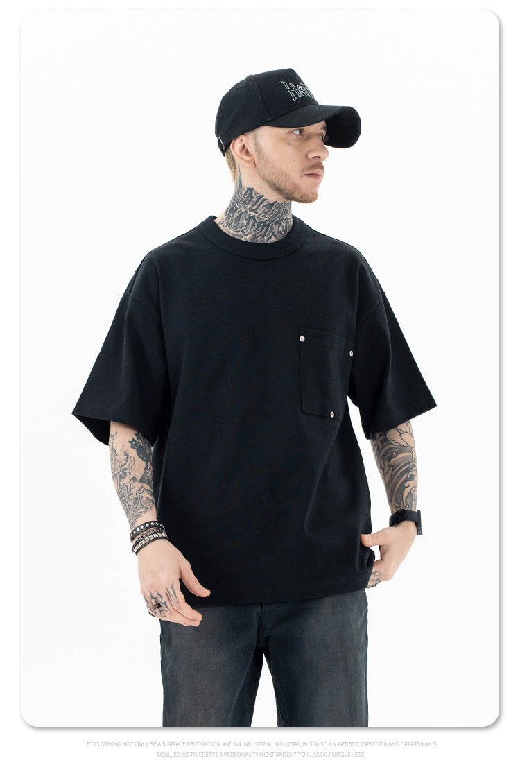 FORGIVNESS Heavy Classic Triangle Patch Short Sleeve Tee