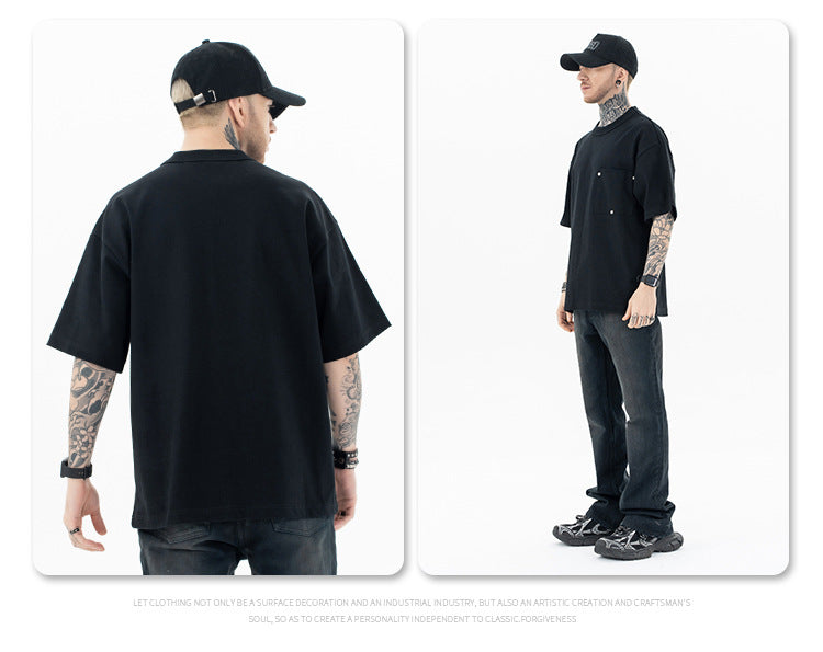 FORGIVNESS Heavy Classic Triangle Patch Short Sleeve Tee