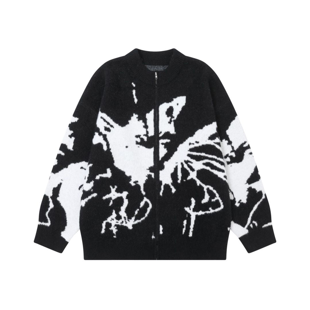 Lemanism Vintage Cardigan Sweater