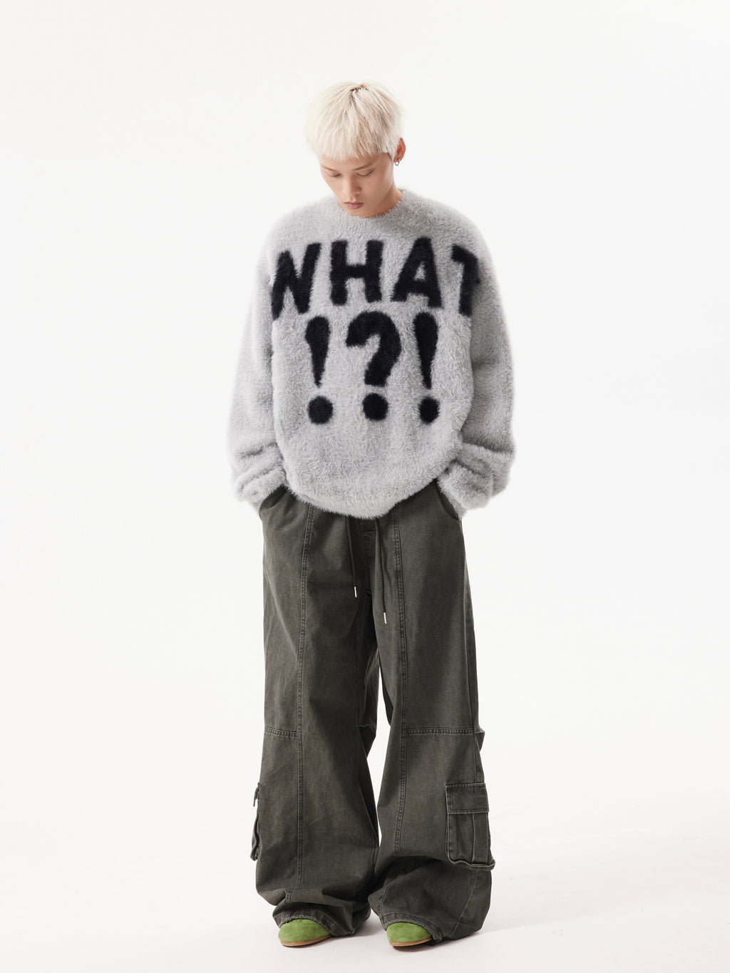 BTSG High-end Faux Mink Silhouette Sweater