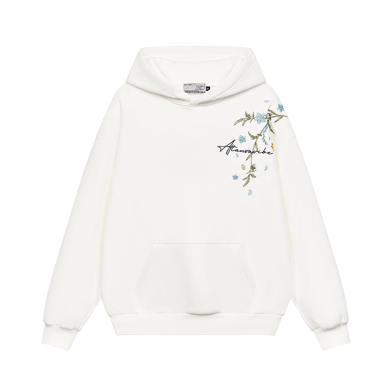 harshandcruel Floating Zero Floret Embroidered HACR Hoodie