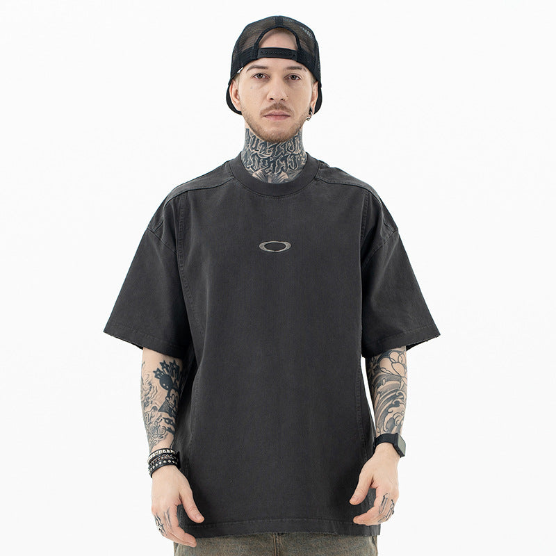 FORGIVNESS  OAK Embroidery Heavy Short Sleeve Tee