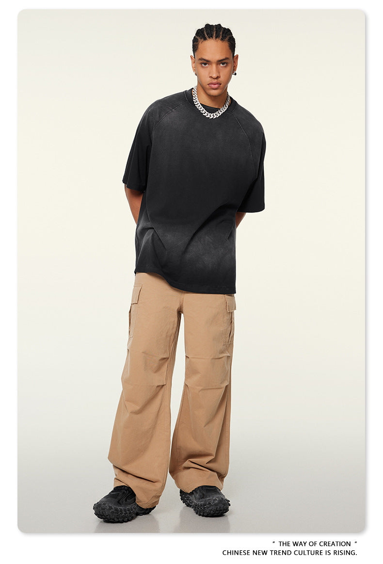 (Clearance) BE 100% Cotton Gradient Wash Tee