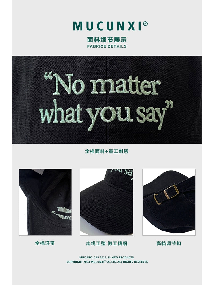 MUCUNXI No Matter Hat