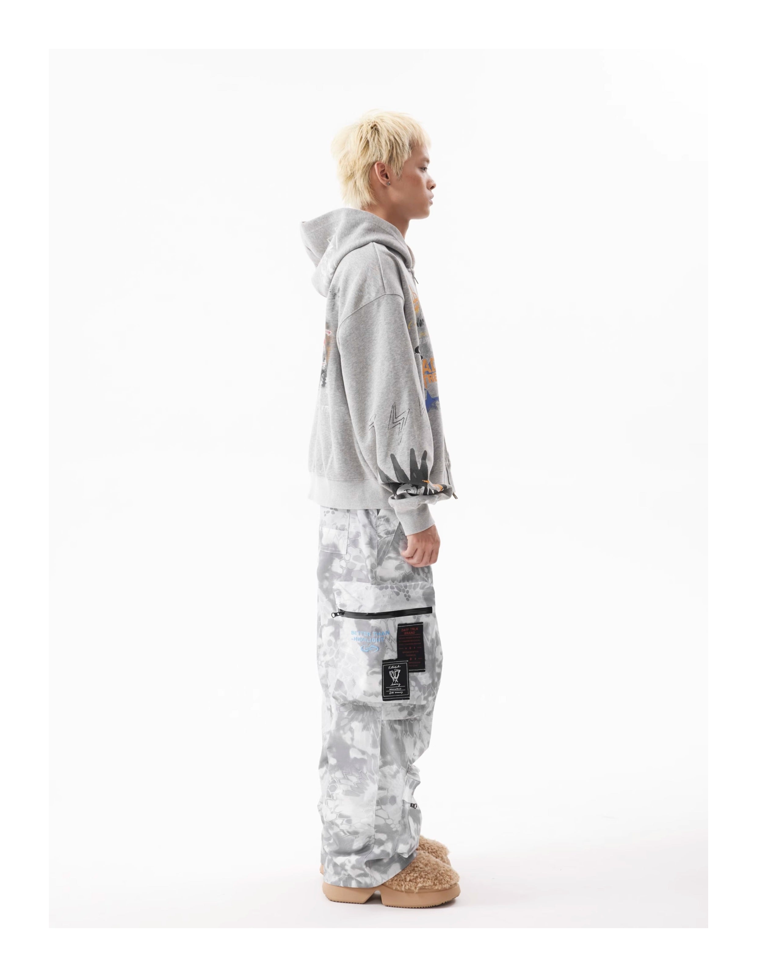 "Clearance" MADEEXTREME KAI CENAT Graffiti Zipped Hoodie