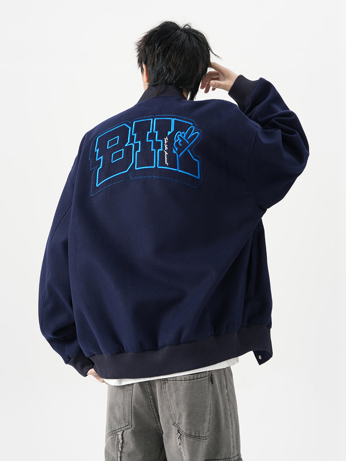 Qotriock B Baseball Jacket