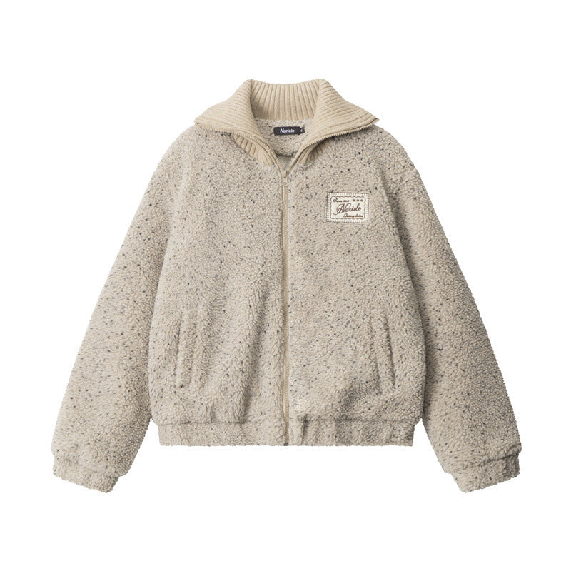 Nariele American Vintage Polar Wool Fleece Cotton Jacket