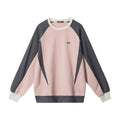 Nariele Contrasting Long-sleeved Sweatshirt Unisex Loose Crew Neck