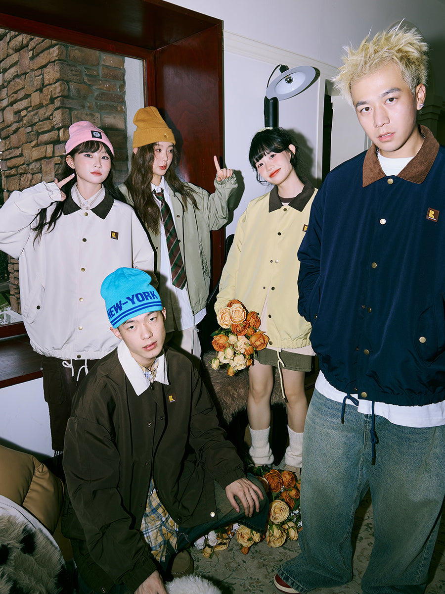 lemanism Lapel Loose Couple Jacket