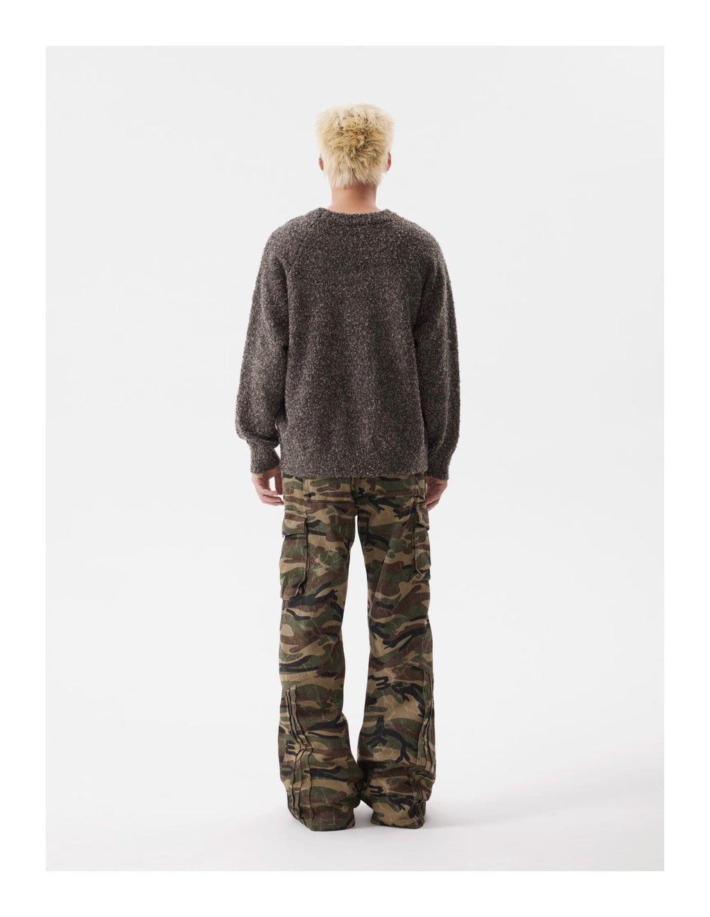 BTSG Lazy Raglan Neck Knit Sweater