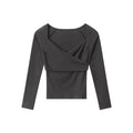 Nariele slim Fits long sleeve Crop top new design Top