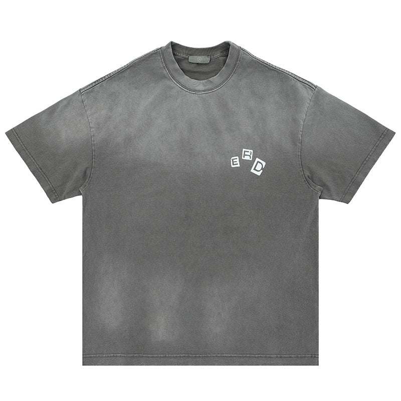 FORGIVNESS Wash Gradient Heavy Logo Short Sleeve Tee