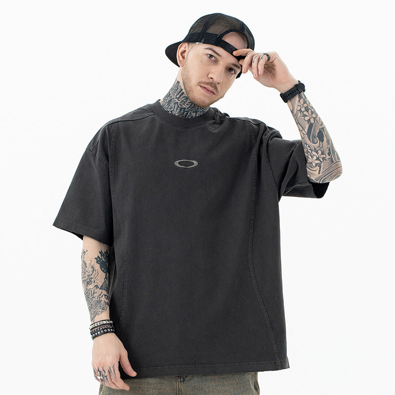 FORGIVNESS  OAK Embroidery Heavy Short Sleeve Tee