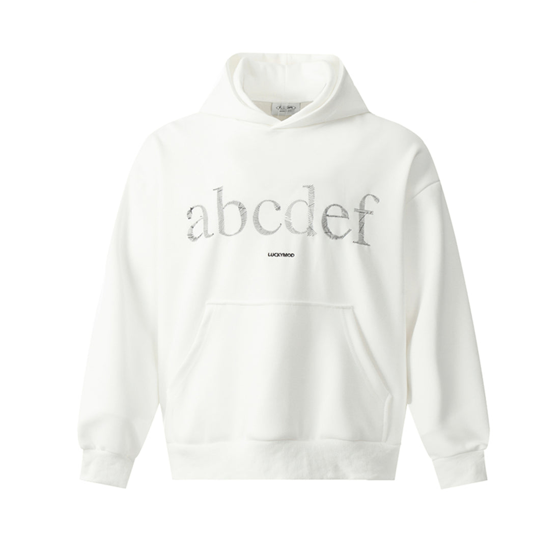 BTSG ABCD embroidered lettering Hoodie