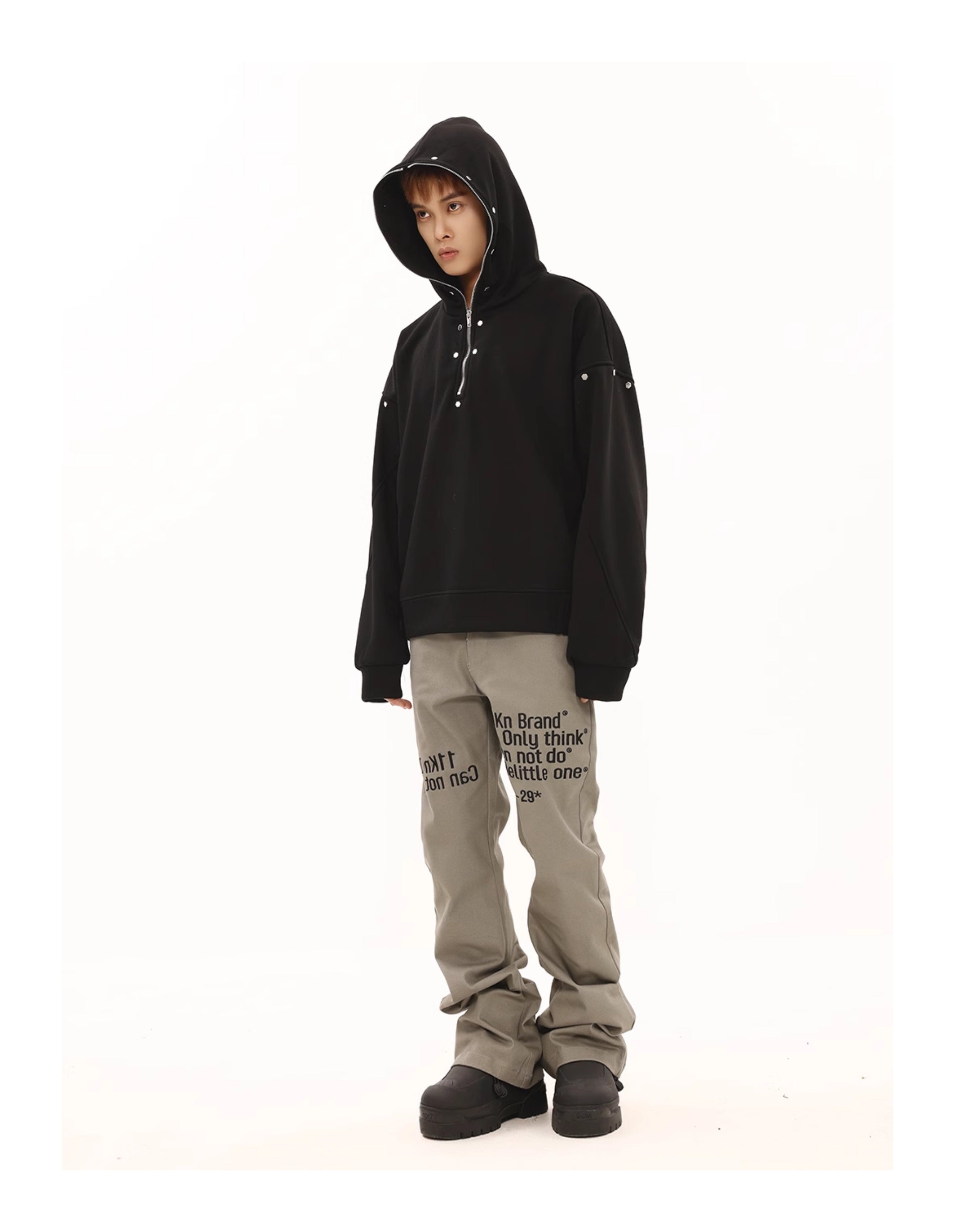 BTSG American Retro Slogan Embroidery Track Pants