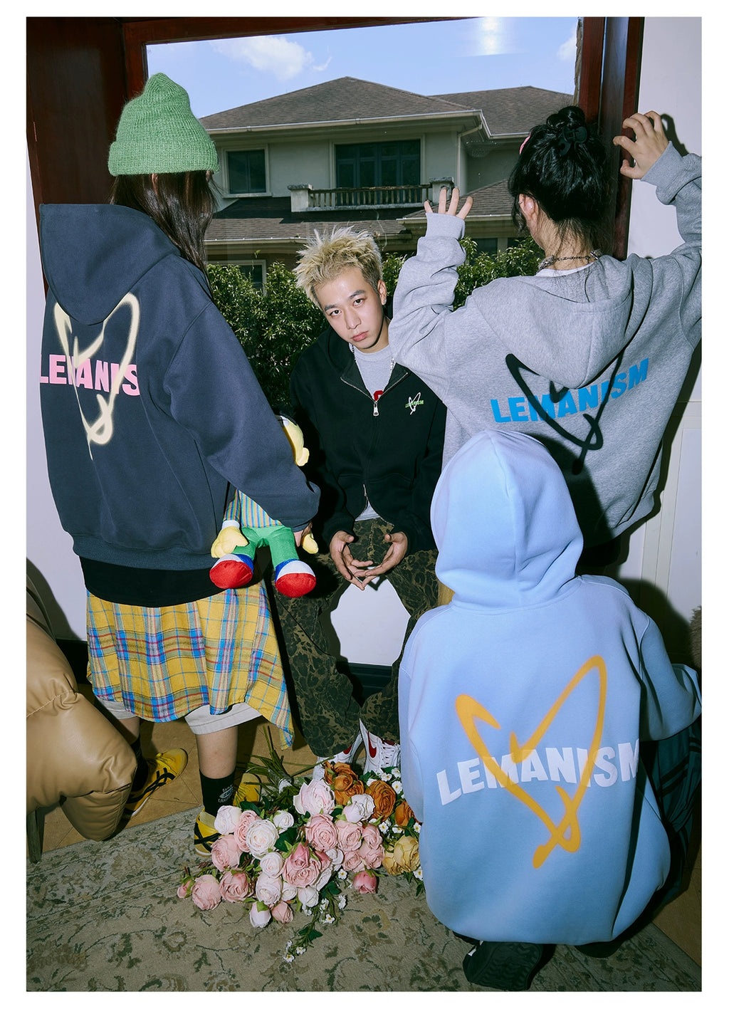 Lemanism Japanese H<3 Zipper Hoodie Jacket