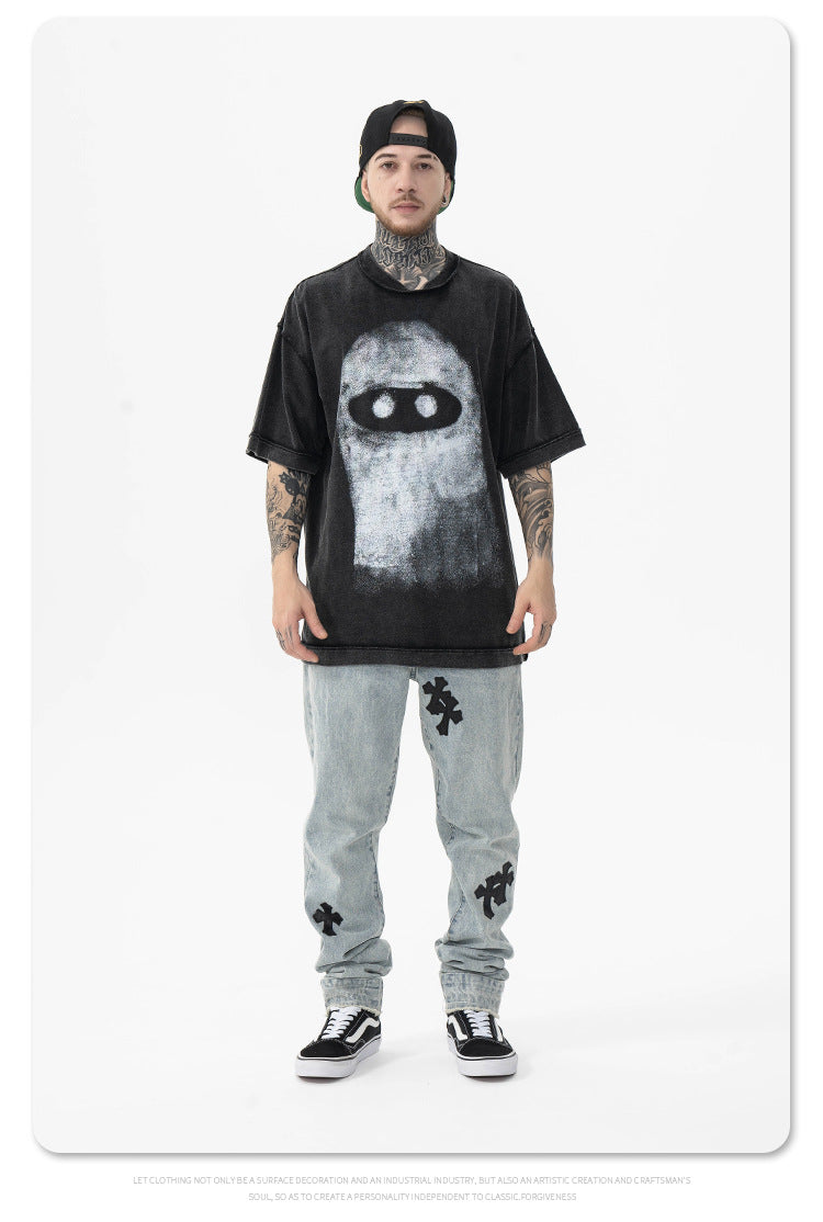 FORGIVNESS  Graffiti Cartoon Portrait Print Short Sleeve Tee