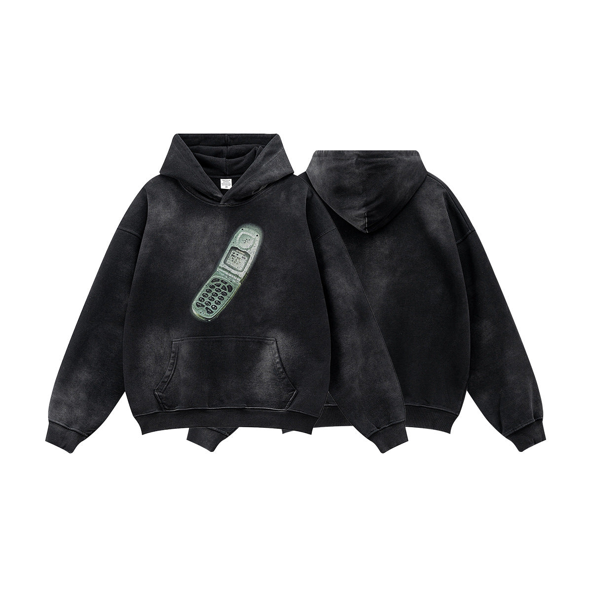 سترة BE Flip فضفاضة عصرية مستقبلية Y2K