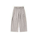 INF men's blended wide-leg trousers Korean style draped loose Pants