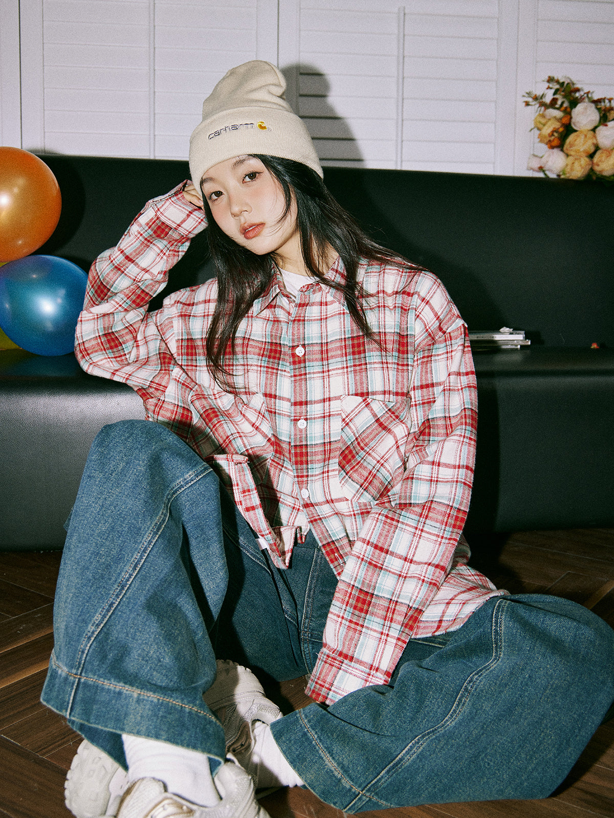 lemanism Vintage Plaid Shirt