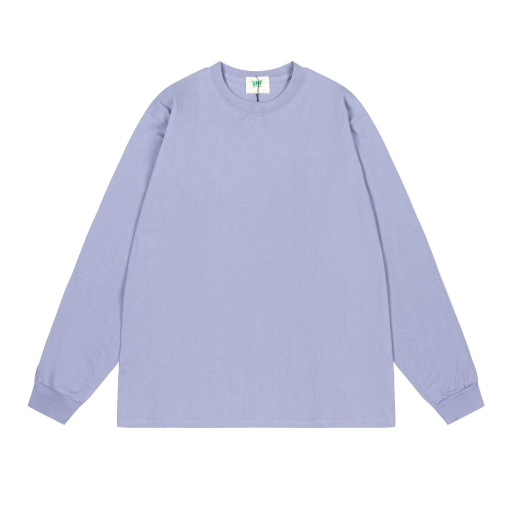 UNF Heavy 100% Cotton Loose Basic Understooth Long Sleeve Tee