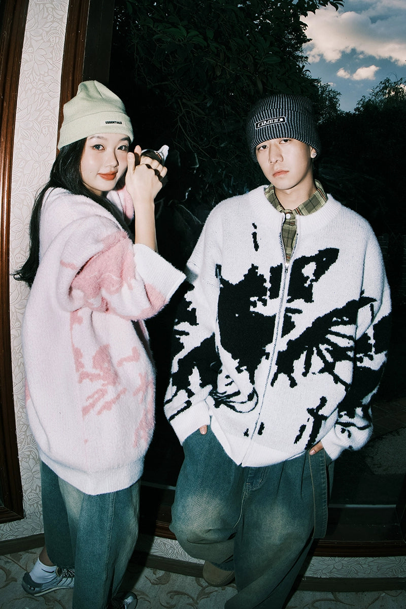 Lemanism Vintage Cardigan Sweater