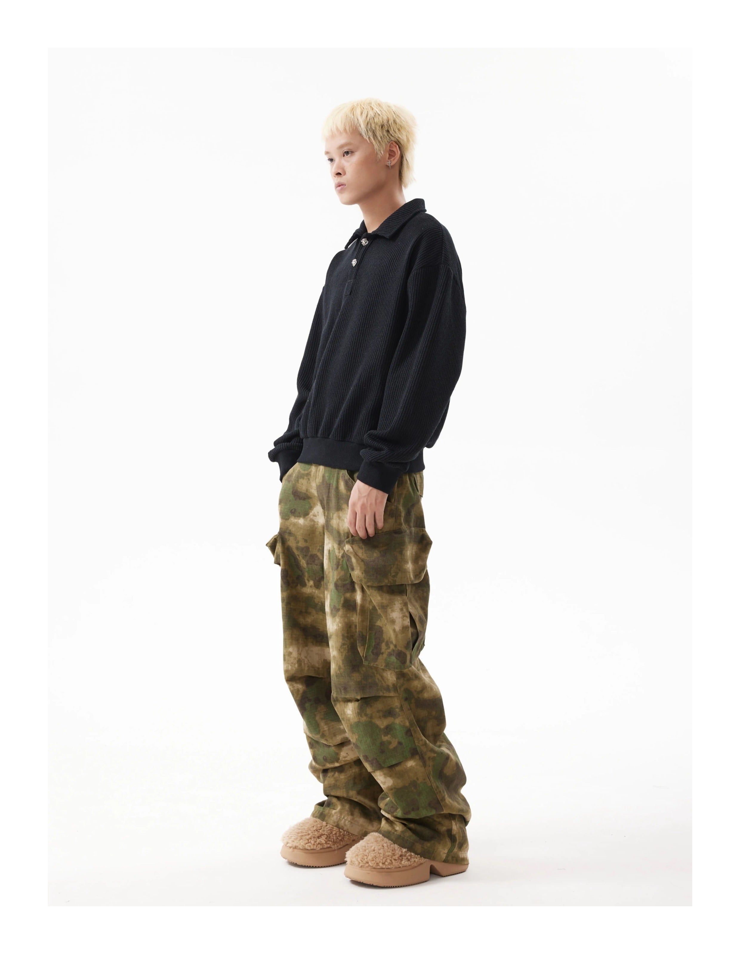 BTSG American Vintage Camouflage Cargo Pants