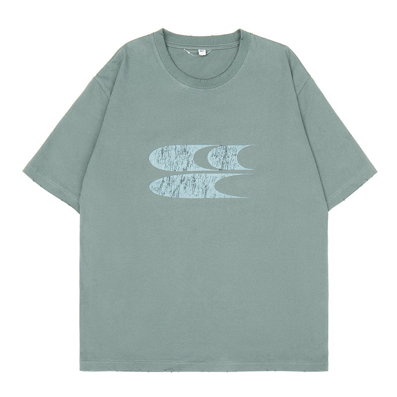 CryingCenter cracked ccc logo Tee