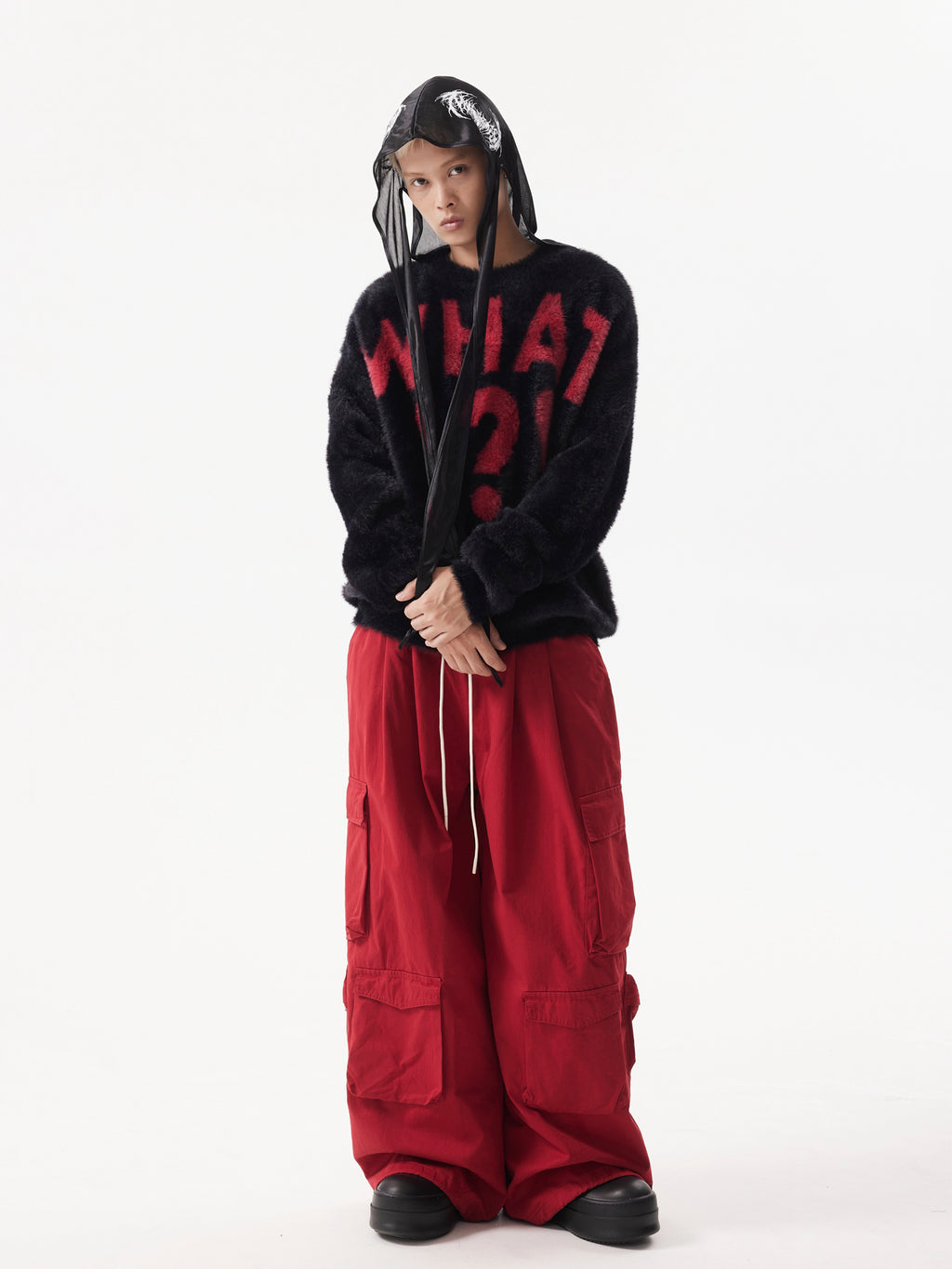BTSG High-end Faux Mink Silhouette Sweater